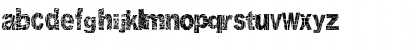 Download Disorted and Scratchy Regular Font Lowercase Preview