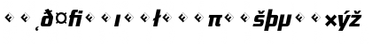 Download District-MediumItaExp Regular Font Lowercase Preview