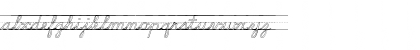 Download DN Cursive Outlines Rules Regular Font Lowercase Preview