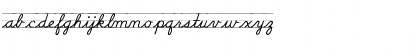 Download DNealianGuides Regular Font Lowercase Preview