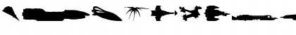 Download Famous Spaceships 2 Regular Font Lowercase Preview
