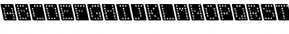 Download Domino bred kursiv Regular Font Lowercase Preview