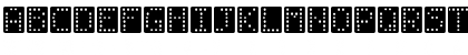 Download Domino bred Regular Font Lowercase Preview