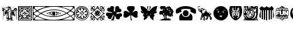 Download Doodle Dingbats Two SSi Regular Font Lowercase Preview