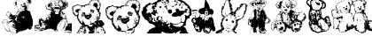 Download Doodlebears Regular Font Lowercase Preview