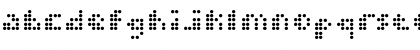Download Dot Short of a Matrix Regular Font Lowercase Preview
