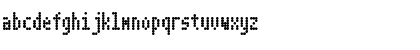 Download Dotimatrix 3 Regular Font Lowercase Preview