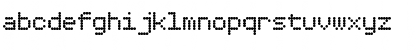 Download Dotimatrix 5 Regular Font Lowercase Preview