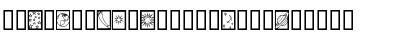 Download Dover Sun, Planets, Stars Regular Font Lowercase Preview