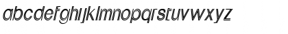 Download DowntownThin Italic Font Lowercase Preview