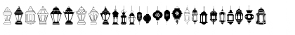 Download fotograami - lamp islamic Regular Font Lowercase Preview