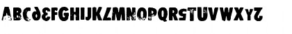 Download DS Stamper Regular Font Lowercase Preview