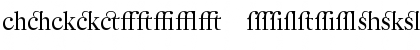 Download DTL Fleischmann Regular Font Lowercase Preview