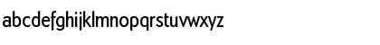 Download DundeeMedCond Regular Font Lowercase Preview
