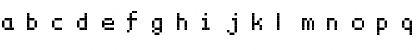 Download dymsmall Regular Font Lowercase Preview