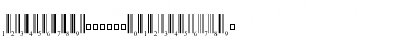 Download EAN-13B Half Height Regular Font Lowercase Preview