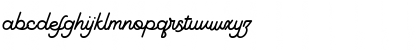 Download Goodline Free Font Lowercase Preview