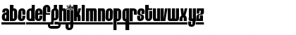 Download Eight Track program 4 Regular Font Lowercase Preview