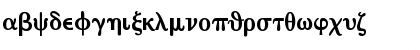 Download EisagoGreekSSK Bold Font Lowercase Preview