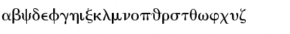 Download EisagoGreekSSK Regular Font Lowercase Preview