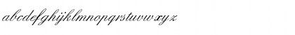 Download Elegant-Script Regular Font Lowercase Preview