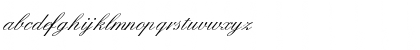 Download ElegantHandOne Regular Font Lowercase Preview