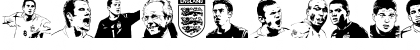 Download England squad 2006 Regular Font Lowercase Preview
