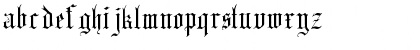 Download English Gothic, 17th c. Regular Font Lowercase Preview