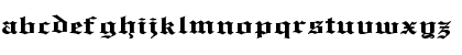 Download EnglishTowne-Normal Ex Regular Font Lowercase Preview