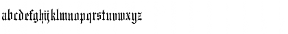 Download EngravedThin Normal Font Lowercase Preview