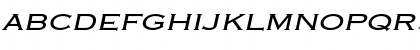 Download Engraver-Extended Italic Font Lowercase Preview