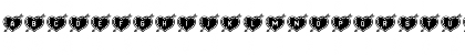 Download Hearts and Arrows Regular Font Lowercase Preview