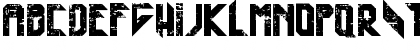 Download Heavy Metal Blight Regular Font Lowercase Preview