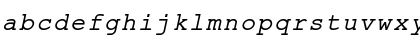 Download ER Kurier Mac Italic Font Lowercase Preview