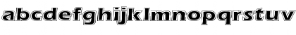 Download ErasContour Wd Regular Font Lowercase Preview