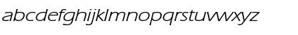 Download Eric Lite Extended BoldItalic Font Lowercase Preview