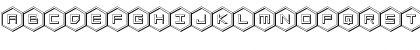 Download HEX:gon 3D Regular Font