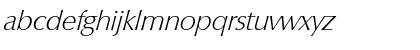 Download EricBecker-ExtraLight Italic Font Lowercase Preview