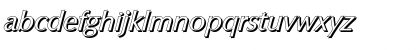 Download EricBeckerShadow Italic Font Lowercase Preview