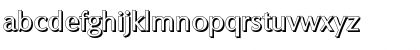 Download EricBeckerShadow-Medium Regular Font Lowercase Preview