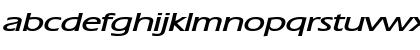 Download EricExtended BoldItalic Font Lowercase Preview