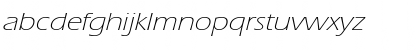 Download EricLiteExtended Italic Font Lowercase Preview