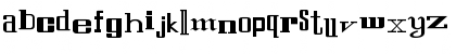 Download Eruption 2 Regular Font Lowercase Preview
