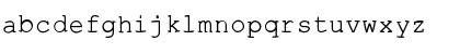 Download EscapeTypewriterC Regular Font Lowercase Preview