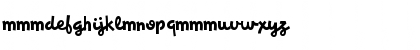Download EspanglesDemo Regular Font Lowercase Preview