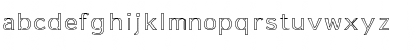 Download Essay-Normal Hollow Regular Font Lowercase Preview