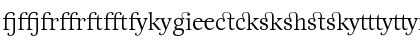 Download EstaLigatures Regular Font Lowercase Preview