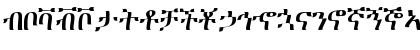 Download EthiopicTimesSSK Regular Font Lowercase Preview