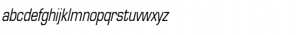 Download EurasiaCondensed Italic Font Lowercase Preview