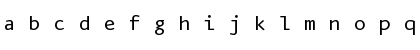 Download Eureka Mono Regular Font Lowercase Preview